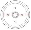 FORD 3052385 Brake Drum